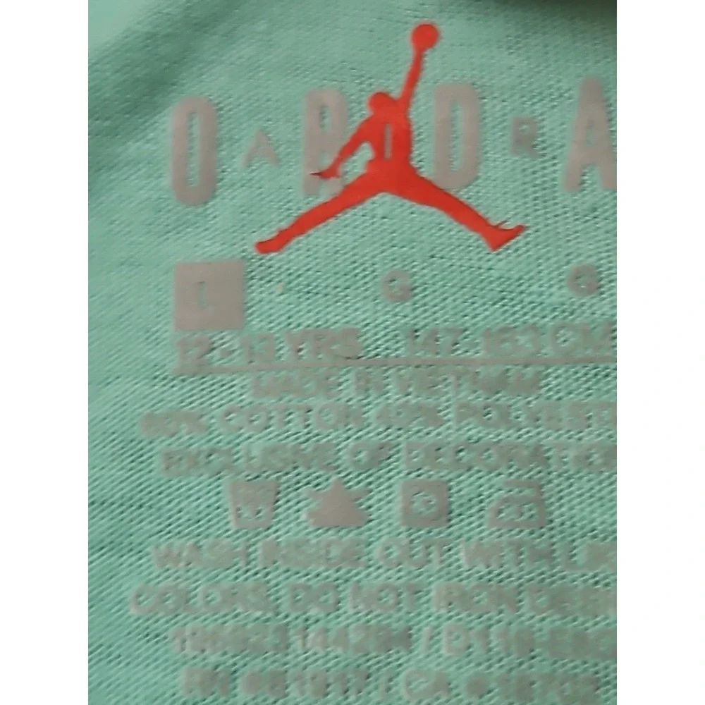 Jordan Kids Emerald Rise Jumpman Graphic T-Shirt 95D119-E8G Size L NWT
